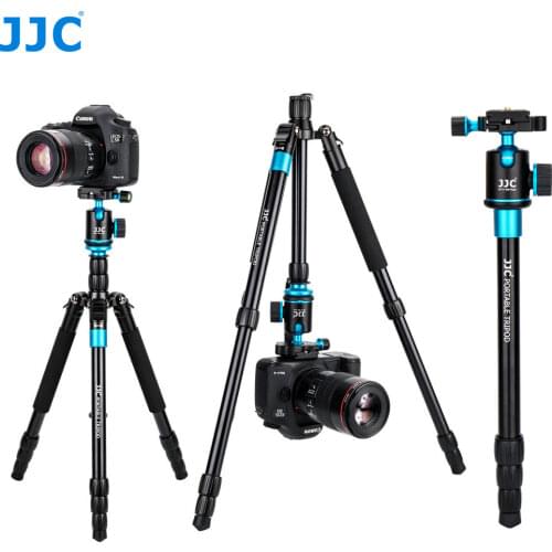 JJC Professional Camera holder mini Tripod DSLR Flexible Stand Ball Head Portable Monopod for Canon/Nikon/Sony/Fujifilm/Olympus