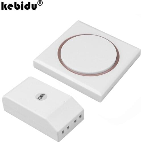 Kebidu 433Mhz 86 Panel Remote Control + AC 220V Relay Transmitter Switch For Garage/gate/Light/Fan/Home appliance