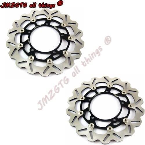 Motorcycle Brake Disks For SUZUKI GSXR1300 Hayabusa 2008-2015 Dominator Floating Front Brake Disc Rotor
