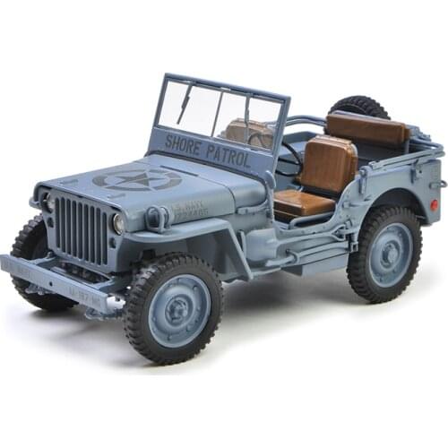 Welly 1:18 Willis Jeep Royal blue alloy car model simulation car decoration collection gift toy Die casting model boy toy