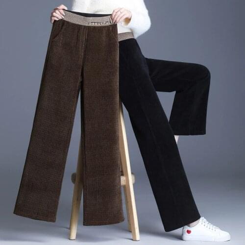 Yeqedu Women's Corduroy Trousers