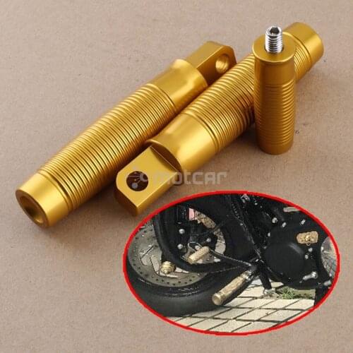 1set Motorcycle Gold Aluminum Custom Shifter+Anti-Slip Footrest FootPeg For Harley 883R 48 Sportster Chopper Bobber Dyna Touring