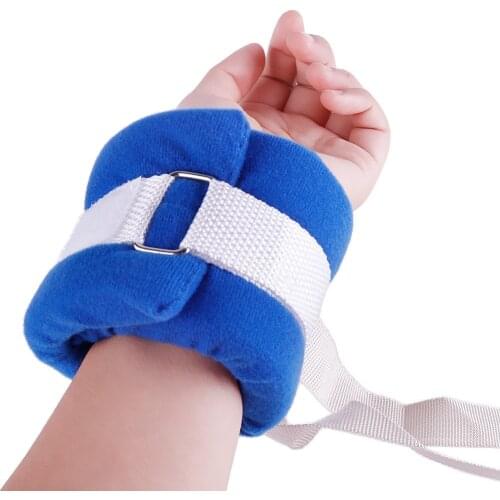 1pc New Limbs Restraint Strap Patients Hands and Feet Limb Fixed Strap Belt for Elderly Mental Patient Use Blue #262725