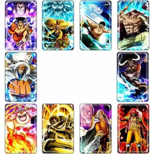 10pcs Luffy Nami Card Sticker Smooth Surface DIY Decoration Bus ID Anime Stickers