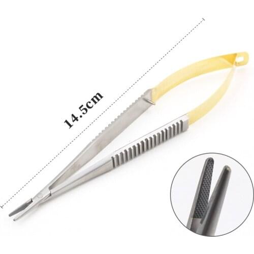 12.5cm Needle-holding forceps with double eyelids,Cosmetic Surgery