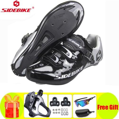 2021Sidebike Road Cycling Shoes Racing Bicycle Shoes Sapatilha Ciclismo Sneakers Breathable Bicycle Shoes