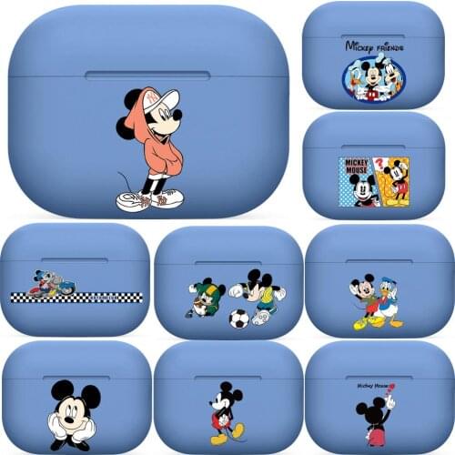 Disney mickey blue For Airpods pro 3 case Protective Bluetooth Wireless Earphone Cover For Air Pods airpod case air pod Cases