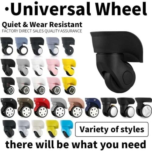 Luggage Wheel Replacement Wheels Suitcase Accessories Universal Casters Rolling Luggage Suitcase Wheeled Accessories Bags Caster