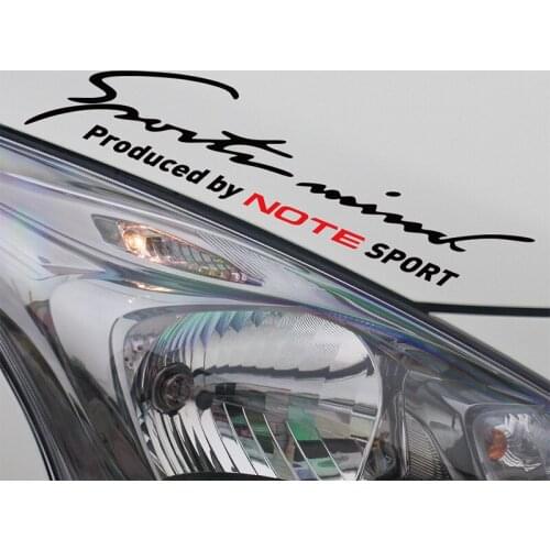 2 Pieces Customization NOTE Car Covers Car Stickers Decal Car Styling For Nissan NOTE car accessories