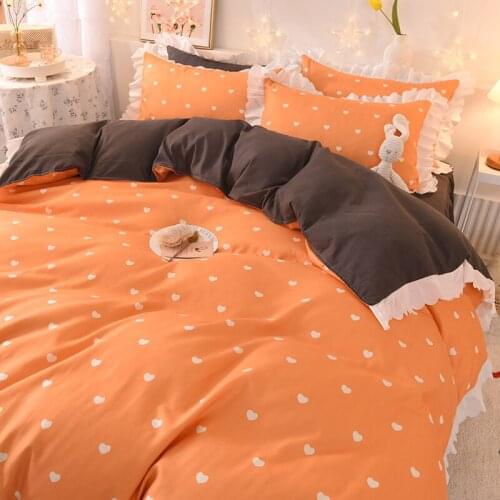 Sisher Luxury Bedding Set Modern Simple Duvet Cover Sets King size Single Double Queen Bed Linen Adult Yellow Bedclothes Sheets