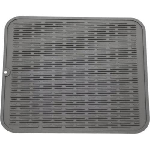 40*50CM Drain Pad Silicone Drain Mat Drying Dishes Pad Heat Resistant Slip-proof Tray Set Massage Mats For Kitchen Dish Mat