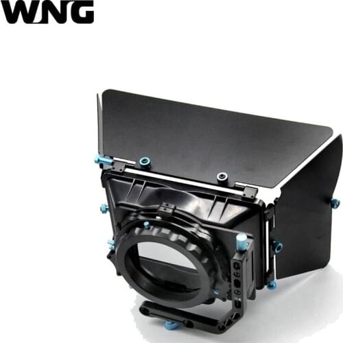 M2 DSLR Rig Matte Box for 15MM Rail Rod support follow focus 550D 60D 600D 5D2