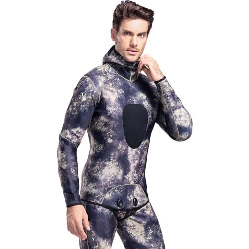 Camouflage wetsuits men spearfishing suit diving suit wetsuit Fishing and hunting clothing