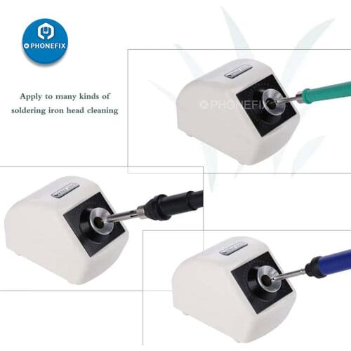 YIHUA 200Q Infrared Sensor Cleaner for Soldering Iron Tips Automatically Operate Clean for Welding Tips Soldering Nozzle Cleaner