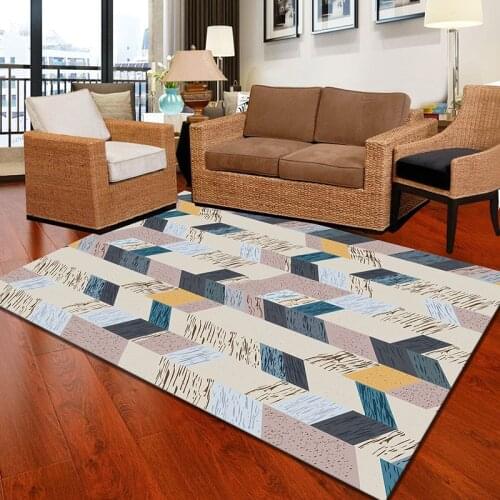 Nordic modern minimalist style 3D solid geometry floor mats door mats small rugs anti-slip mats bedroom home decoration