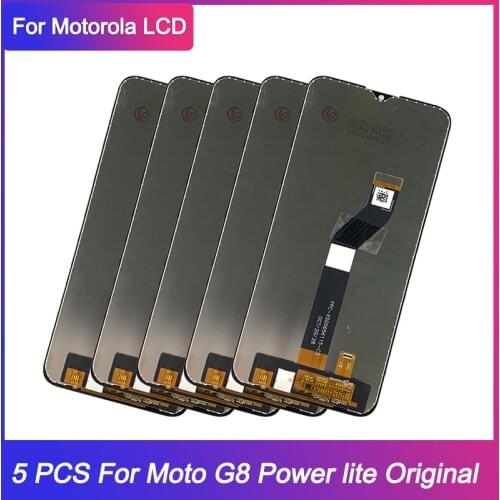 Wholesale 5 Piece/lot LCD For Motorola MOTO G8 Power lite XT2055-2 Original Replacement For Moto G8 Power lite Screen Digitizer