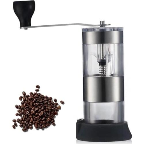 Manual Ceramic Coffee Grinder Washable ABS Ceramic core Stainless Steel Home Kitchen Mini Manual Hand Coffee Grinder