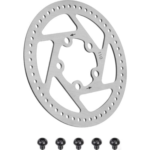 110MM Steel Brake Pads Disc Rotor Pad with Five-holes for Xiaomi Mijia M365/1S Electric Scooter Part Replacement Accessories