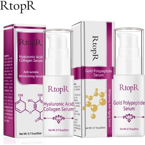Hyaluronic Acid Serum + Polypeptide Gold Serum 24K Collagen Serum Anti-Aging For men and women Moisturizing Skin Care Whitening