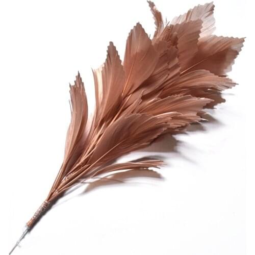 1pcs Colored Wedding Feathers Plume Home Party Decorations DIY Natural white Goose Feathers for Crafts Jewelry Accessories 30CM