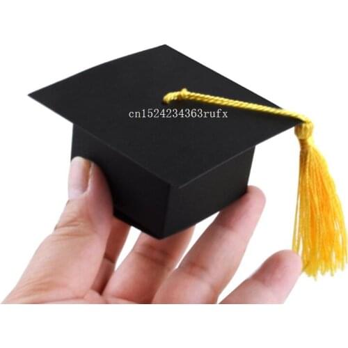 3000pcs Doctor Hat Candy Box Back to School Childrens Day Gift Bags Graduation Birthday Gift Bags Package Decoration