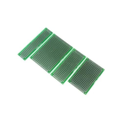 4pcs 5x7 4x6 3x7 2x8 cm 5*7 4*6 3*7 2*8 double Side Copper prototype pcb Universal Board