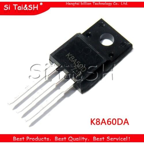 5PCS K8A60DA 8A60 K8A60D TO-220F Liquid crystal power FET