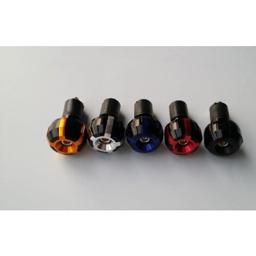 7/8 "22 mm Universal Motorcycle Aluminum Handlebar Grips the Bar Ends Slider free A variety of color optional big head