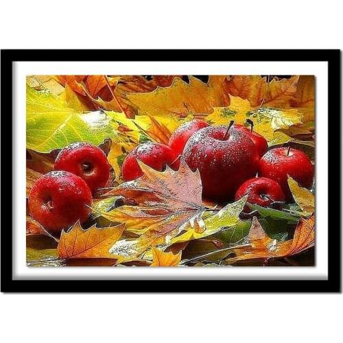 Full Drill Square Diamond 5D DIY Diamond Painting"Autumn scenery"Diamond Embroidery Cross Stitch Rhinestone Painting