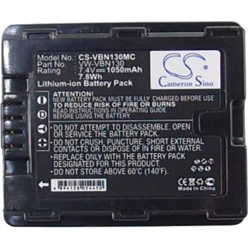 CameronSino for PANASONIC HC-X800 HC-X920 HDC-HS900 HDC-SD800 HDC-SD900 HDC-TM900 VW-VBN130 VW-VBN130E VW-VBN130E-K battery