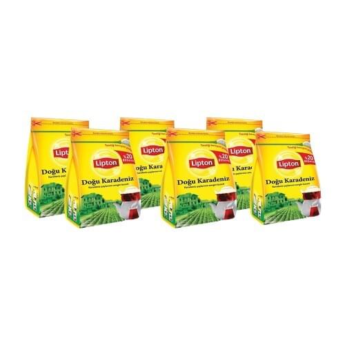 Lipton Eastern Black Sea Teapot Bag Tea Set With Its Wonderful Drink Set of 6 FREE SHİPPİNG