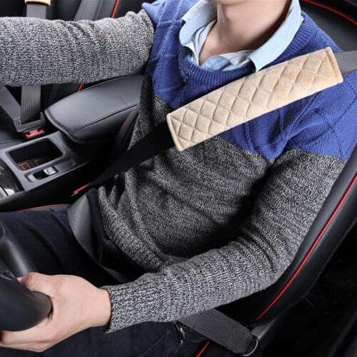 2pcs Seat Belt Covers Soft Velvet Car Shoulder Pad For Adults Youth Kids Car Truck SUV Airplane Carmera Backpack Straps