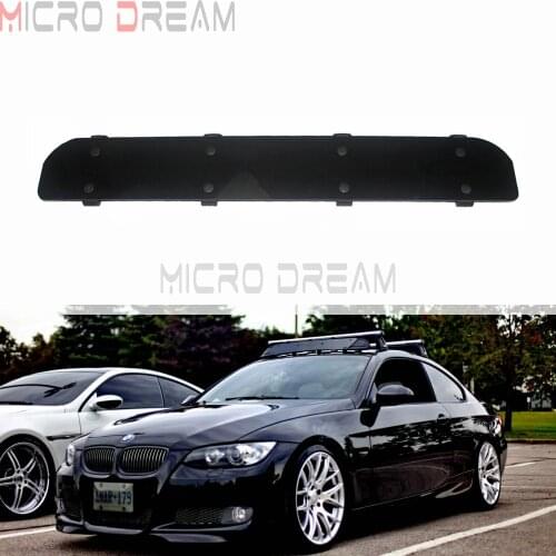 Black 32" Long Car Rack Aerodynamic Roof Wind Fairing Air Deflector Kit For SUV Universal Cars Rooftop Mount AirScreen Fairing