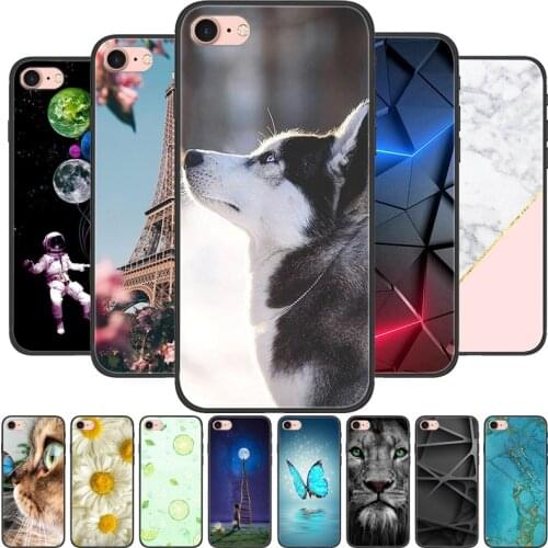 For Apple iPhone 7 Case Silicon Back Cover Phone Case For iPhone XR 11 Pro XS Max 7 X 8 Plus Soft Case luxury Fundas Cases