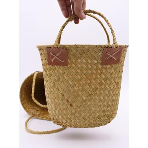 Rattan Box Versatile Waterproof Portable Rattan Outdoor Picnic Basket for Fruit Storage Baskets Organization Storage Baskets