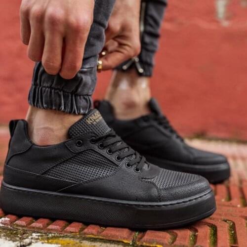 Knack Günlük Ayakkabı 035 Siyah (Siyah Taban) Yeni Sezon Ürün 2021 Nefes Alan Kumaş Güzel Ayakkabı Şık Tasarım Hızlı