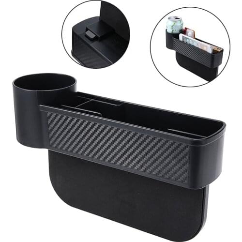Mayitr Car Seat Gap Slot Storage Box Organizer Phone Cup Food Multi-function Holder Organizer Accessories