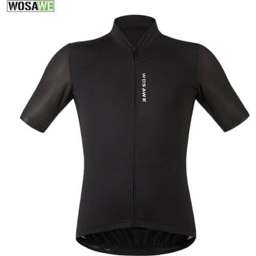 WOSAWE Mens Womens Unisex Cycling Jersey Sweater Bike Running Sport Jersey Bicycle Outdoor Sports Shirt Cycle Wear Clothes