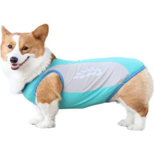 Pet Cooling Vest Breathable Mesh Dog Cooling Shirt For Small Medium Large Dogs Quick Dry T-Shirt Summer Dog Clothes Pet Supplies