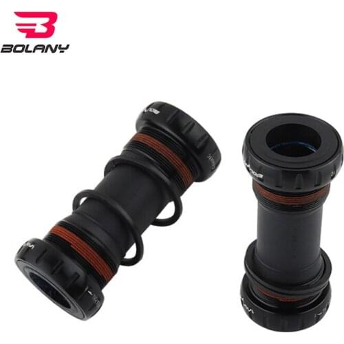 BOLANY MTB Bike Bearing Bottom Aluminum Alloy Waterproof Crank Axis Road Bike Ceramic Bearing Bottom Bracket Bicycle Accessories