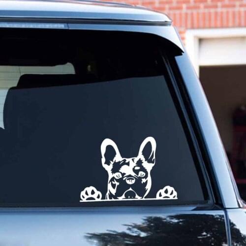 Lovely Car Sticker French Bulldog Car Sticker Accessories Decal Cover Scratches Waterproof Pvc 10.4cm X 15.6cm