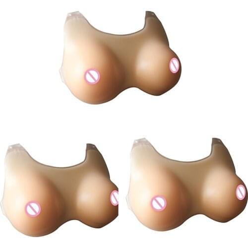 Breast Enhancement Pretender Dedicated Silicone Fake Boobs Breast Forms Realistic Fake Boobs Ladyboy Small Boobs Man Enlarged