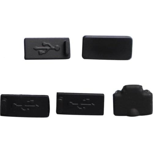 Silicone Anti-Dust Plugs Lan Dock USB Port Case DustProof Cap for Xbox Series X/S Console Dust Plug Cover Host Stopper Accessory