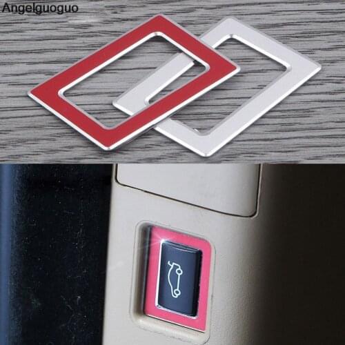 Car styling for 2006-2010 BMW 5 series E60 Trunk Switch Button Decoration Cover Sticker Trim