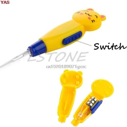 Light LED Dig Flash Light Ear 3x Ear-pick Wax Remover Pick Earpick Clean Ears #H027