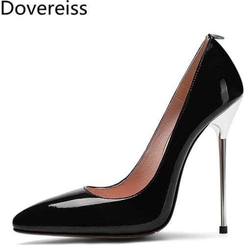 Dovereiss Fashion Womens Shoes summer new Elegant Slip on Pumps sexy Office lady Party shoes small size 31 big size 45