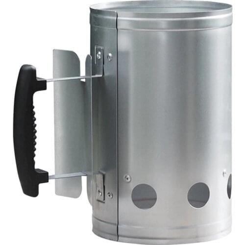 Outdoor Barbecue Chimney Starter Bbq Fire Stove Fire Barrel Charcoal Barrel Ignition Barrel Carbon Grill Steel Igniter Carbon Fu