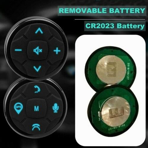 1PC Universal Car Steering Wheel GPS Wireless Smart Button Key Remote Control