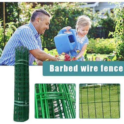 Vinyl Coated Fence Multipurpose Galvanized Roll Durable Wire Netting for Outdoor Garden Courtyard Bordure De Jardin забор