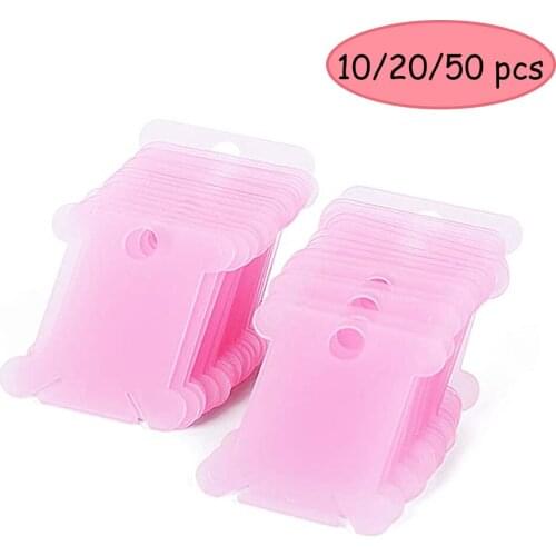 10/20/50 PCS pink plastic dental floss spool board card sewing winding suitable for cross stitch embroidery thread winder